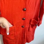 Nic+Zoe Red Trench Coat Photo 2