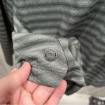 Outdoor Research Keara Hoody Hooded Henley Size Large Stripe Fishing Hiking Green Photo 2