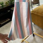 Altar'd State  Multicolor Striped Flare denim Pants NWT Photo 4