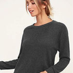 RVCA Open Back Gray Long Sleeve Top XS Photo 0
