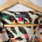 Vince Camuto  Colorful Zebra Ruched Cowl Neck Sleeveless Top L Photo 2