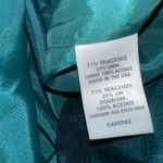 Nanette Lepore  Turquoise Three‎ Graces Linen Blend Satin Mini Dress NWOT Size 2 Photo 7