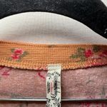 We The Free  Floral Button-Up Bodysuit in Tan and Pink Photo 2