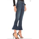 MOTHER‎ The Cha Cha Raw Cut Flared Ankle Jeans Size 26 in Girl Crush Blue Photo 2