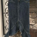 Vintage jean mermaid skirt, Y2K 90s made in the USA Blue Size M Photo 1