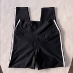 YPB SculptLUX Side Stripe 7/8 Length Legging Black White Size Large Photo 4