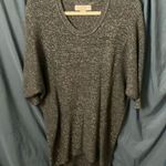 Michael Kors MICHAEL : Gray/ Silver Metallic Sweater Dress- L Photo 0