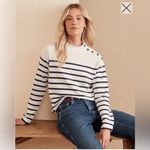 Garnet Hill Classic Vintage Knit Mock-Neck Top Size XS Photo 9