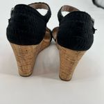 Toms Tom’s Sienna Women's size 9 Criss Cross Espadrille Wedge buckle Sandals canvas Photo 3