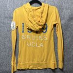 UCLA Long Sleeve Shirt Womens‎ Yellow Hooded Embroidered Patch Campus Crew Size undefined Photo 5