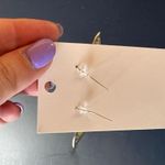 Unlisted Butterfly Colorful Rainbow Silver String Earrings Hook Statement Nature Photo 3