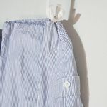 st. john's bay Blue and White Stripe Shorts Size 22W Preppy Blue Cargo Shorts Photo 2