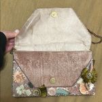 Lulu's Pink and Green Floral Clutch Photo 2