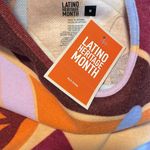 Target Knit dress Latino Heritage Month long sleeve Orange Yellow Bodycon size M Photo 6