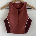 Abercrombie & Fitch Sculptlux Tank Maroon Your Personal Best Medium Photo 0
