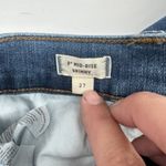 Madewell Women's 9" Mid-Rise Distressed Skinny Blue Jeans Size 27 Size 4 Photo 4