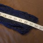 AC Signature Blue Sweater Cardigan Size Small Crochet OpenFront Knit Cropped NWT Photo 11