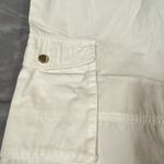 Ralph Lauren ‎  Womens Sz 12 Cargo Crop Pants Wide Leg White Utility Lightweight Photo 4