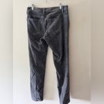 Loft Ann Taylor Charcoal Gray Velvet Pants Modern Skinny Photo 3