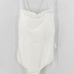 NWOT Sea Angel Bridal White Eyelet One Piece Ruffle Swimsuit Women's Size XL Photo 0