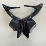 Vintage Couture Donald J Pliner Stiletto HEELS WITH BUCKLE size 9.5 Black Photo 2