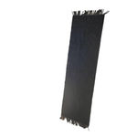 Ralph Lauren Gray fringed scarf 66x20 inches Photo 2