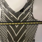 cupio  Chevron Maxi Dress - Gray and Cream Photo 4