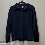 Polo Tna Blue Velour Long Sleeve  Shirt Size Small Photo 0