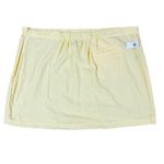 Old Navy Linen Blend Skirt Womens 2X Plus Size Side Zip Yellow Casual Mini New Photo 1