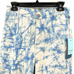 Rachel Comey NWT  for‎ Target size 6 blue tie dye marble print jeans 100% cotton Photo 1