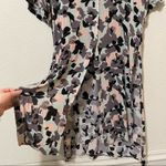 Anthropologie Maeve  Green Black Pink Floral Button Down Shirt Dress Top Womens S Photo 1