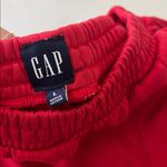 Gap VINTAGE Red Soft Front Seam Wide Leg Sweatpants Size Large Photo 6