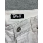 Buffalo David Bitton  Womens White Distressed‎ Mid Rise Bermuda Jean Shorts 8/29 Photo 1
