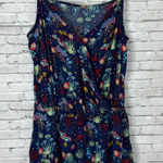 Studio Ghibli Ponyo Blue Ocean Print Skirt Layered Shorts Romper Size M Photo 0