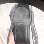 Lucky Brand  Black Leather Strappy Thong Flat Sandals Size 9 Photo 8