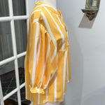 Yellow & White Striped Babydoll Short Photo 7