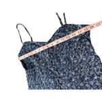 American Eagle Sweetheart Button-Up Mini Dress In Navy Floral Size S Photo 9