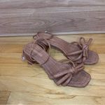 Loeffler Randall  Mikel Ankle Strap High Heel Raffia Sandals - Size 9 Photo 1