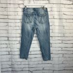 Seven7 Boyfriend Jeans Distressed Light Wash Women’s 14 Mid Rise Blue Capri Y2K Photo 9