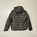 Charlie B Four Way Puffer Leopard Print Winter Chic Outdoor Jacket Vest Size M Brown Size M Photo 4