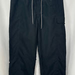 The North Face The North Face Capri Cargo Pants Black Mid Rise Hook & Loop Womens Sz 8 Outdoor Photo 0