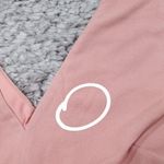 Birdy Grey READ  Shamin V-Neck Crepe Bridesmaid Dress Pink Rose Quartz Large Slit Photo 12