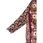 Vintage Carolre Little One Button Cardigan Boho Women's 22 Cottage Artsy Floral Pink Size undefined Photo 2