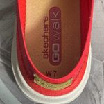 Skechers Go Walk Oasis Red Slip On Walking Shoes Womens 7 Comfort Sneakers Photo 4