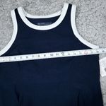 Beyond Yoga Spacedye Outlines Dress Navy Blue White Size XL Athletic Shelf Bra Photo 7