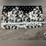 Anthropologie Black and White Polka Dot Floral Wide-Leg Pants Photo 10