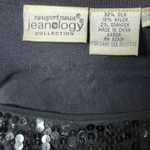 Newport News Jeanology Black Sequin Silk Blend Tank Top Women 3X Party Glam Photo 4