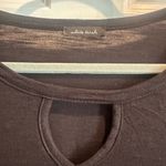 White Birch  Charcoal Ruffle Sleeve Blouse Photo 1