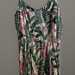 Old Navy Midi Large Dress Coastal Forest Fairy Hipster Flowy Strappy Photo 0