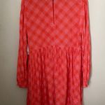 BP  Dress Pink Plaid Ian Long Sleeve Casual Neutral Photo 4